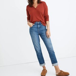 Madewell High-Rise Slim Boyjean in Moorland, 23T